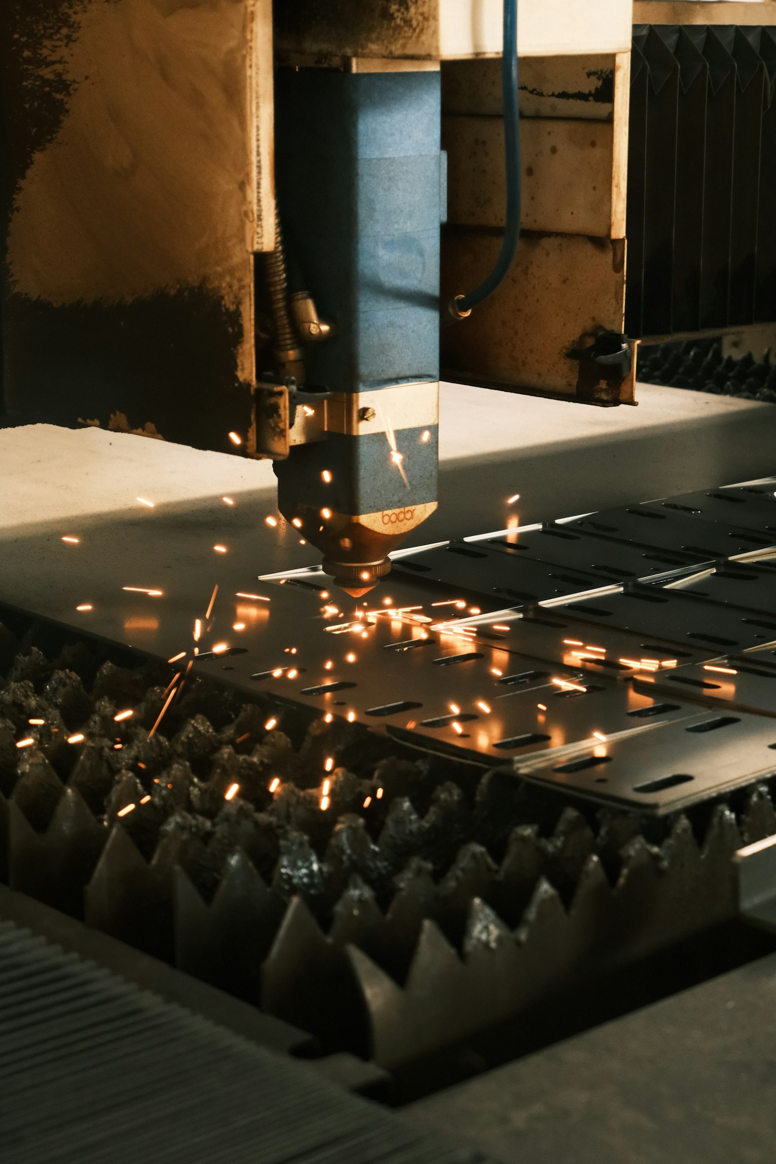 Precision cutting of tool steel with sparks